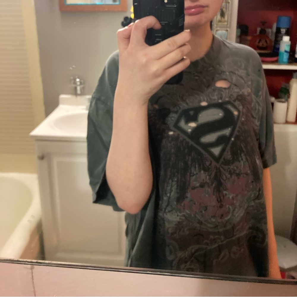 Ripped Superman Shirt